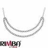 Rimba BDSM Tepelklemmen Met Dubbele Ketting -Bondage - Boeien Verkoopwinkel ri 7837 nipple clamps with double chain 25330