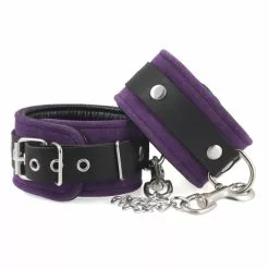 Paarse Polsboeien Met Karabijn Haken Van Rimba #7944 6 Paarse Polsboeien Met Karabijn Haken Van Rimba #7944 -Bondage - Boeien Verkoopwinkel ri 7944 purple wrist cuffs with carabine hooks 25408 1