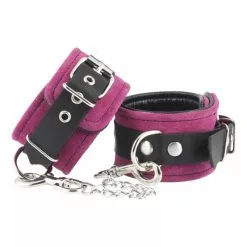 Roze Polsboeien Met Karabijn Haken Van Rimba #7964 -Bondage - Boeien Verkoopwinkel ri 7964 pink wrist cuffs with carabine hooks 25457 1