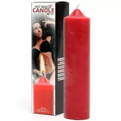 Grote Rode Hot Wax BDSM-Kaars Van Rimba-8116 Ø 4.9 X 20.5 Cm