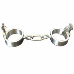 MAE-Toys Zware RVS Grof Gepolijste Boeien Met Cylinderslot - Dames -Bondage - Boeien Verkoopwinkel sm 038f stainless steel bondage cuffs 2