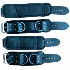 Saxos BDSM Toys Premium Quality Leather Wrist Cuffs By SaXos -Bondage - Boeien Verkoopwinkel wide hand feet cuffs