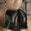Strict Leather USA - Deluxe Gevoerde Lederen Vuist Handschoenen -Bondage - Boeien Verkoopwinkel xr st540 deluxe padded leather fist mitts 15513 1